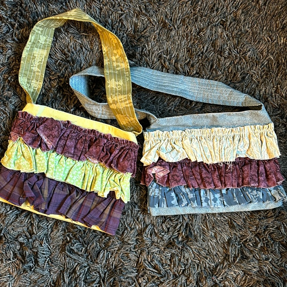 Patchwork girls bags-two!